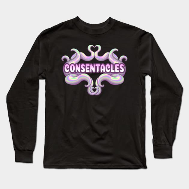 Holo Consentacles Long Sleeve T-Shirt by Shrineheart